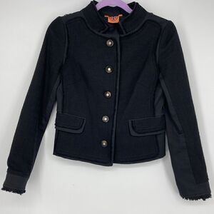 Tory Burch Black Jacket Size 0